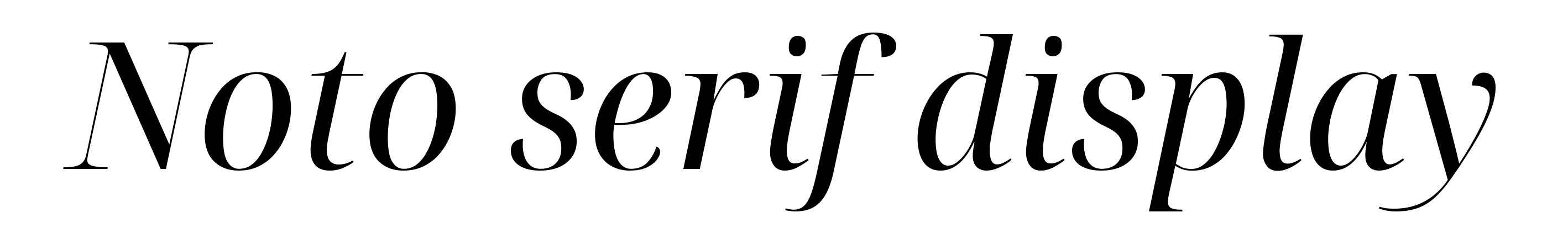 Noto serif display