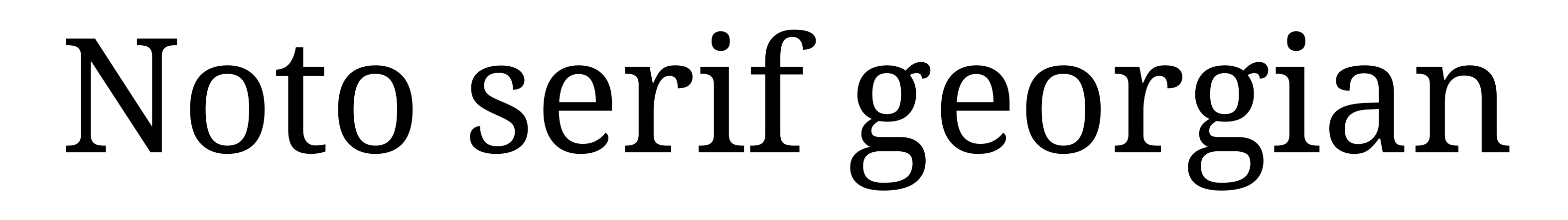 Noto serif georgian