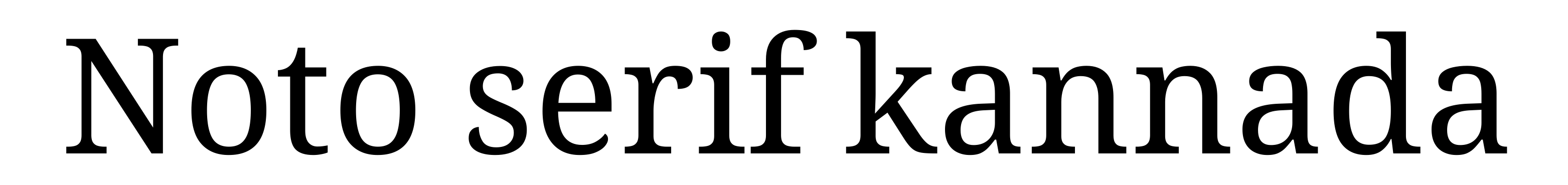 Noto serif kannada