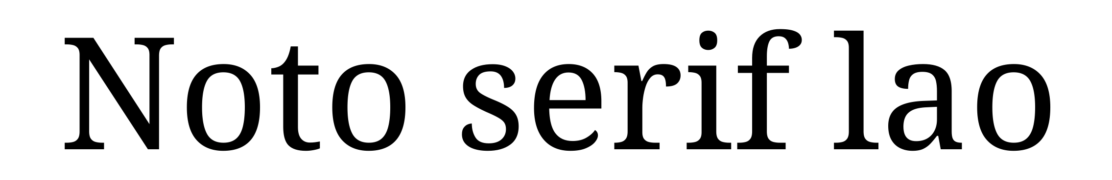 Noto serif lao