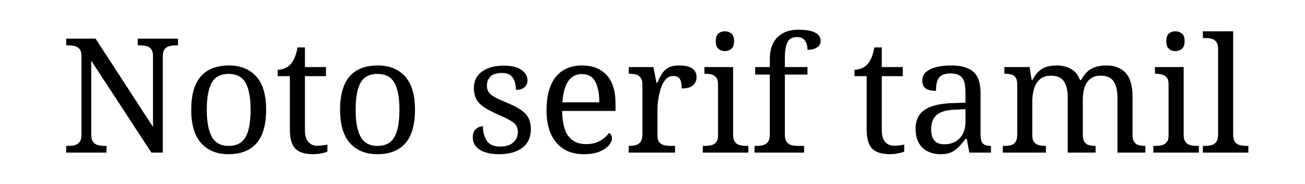 Noto serif tamil