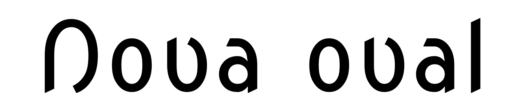 Nova oval