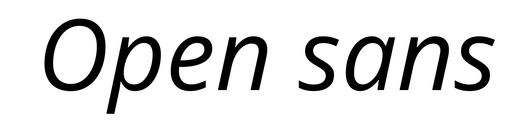 Open sans