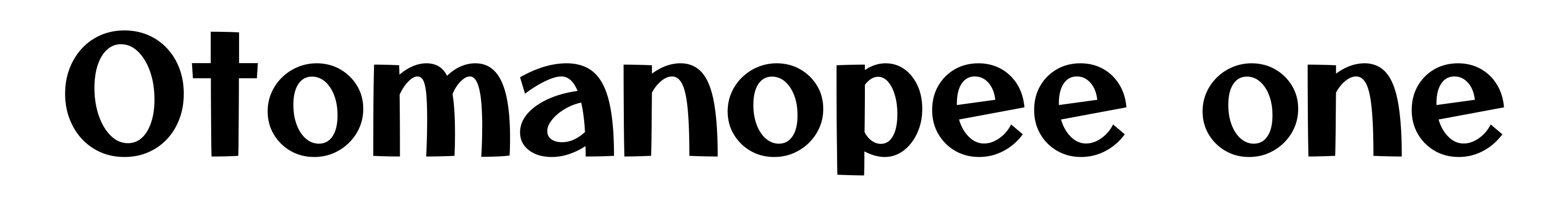 Otomanopee one