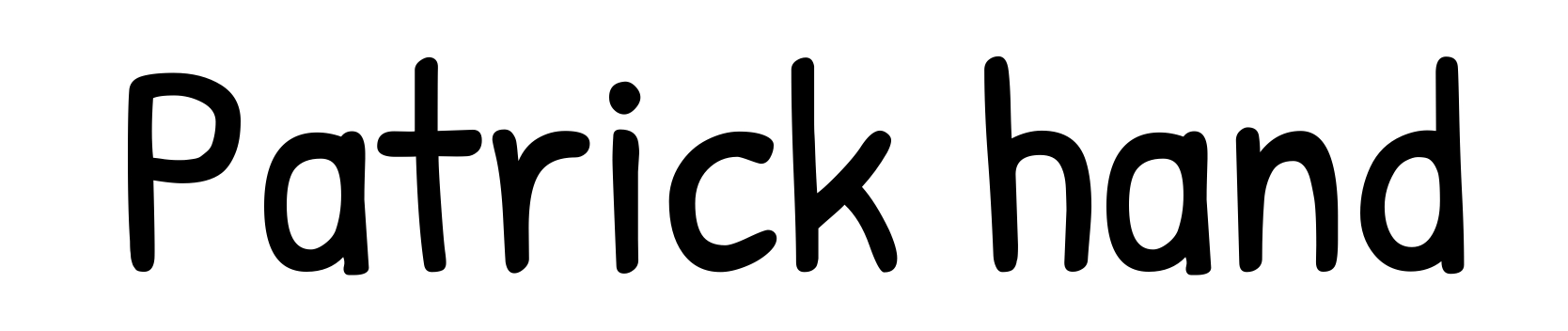 Patrick hand