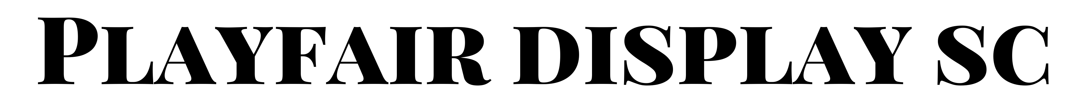 Playfair display sc