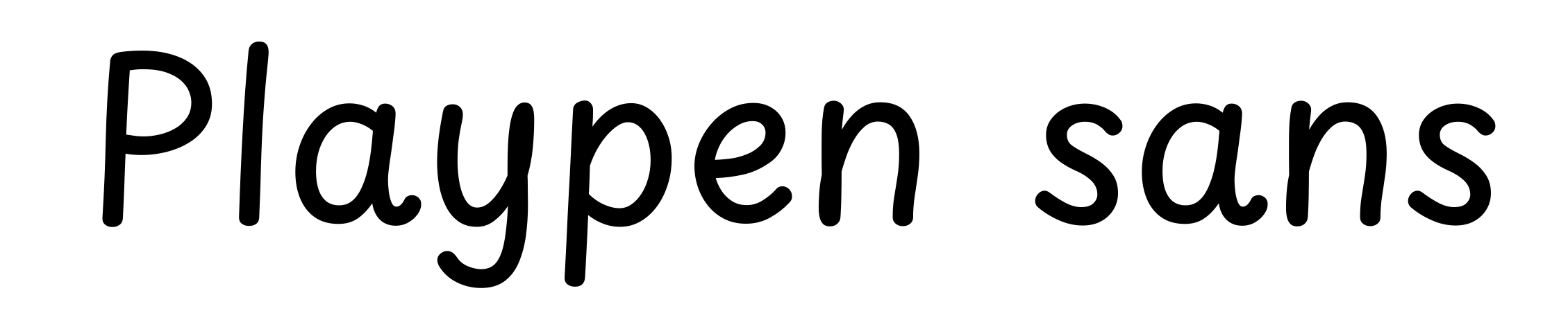 Playpen sans