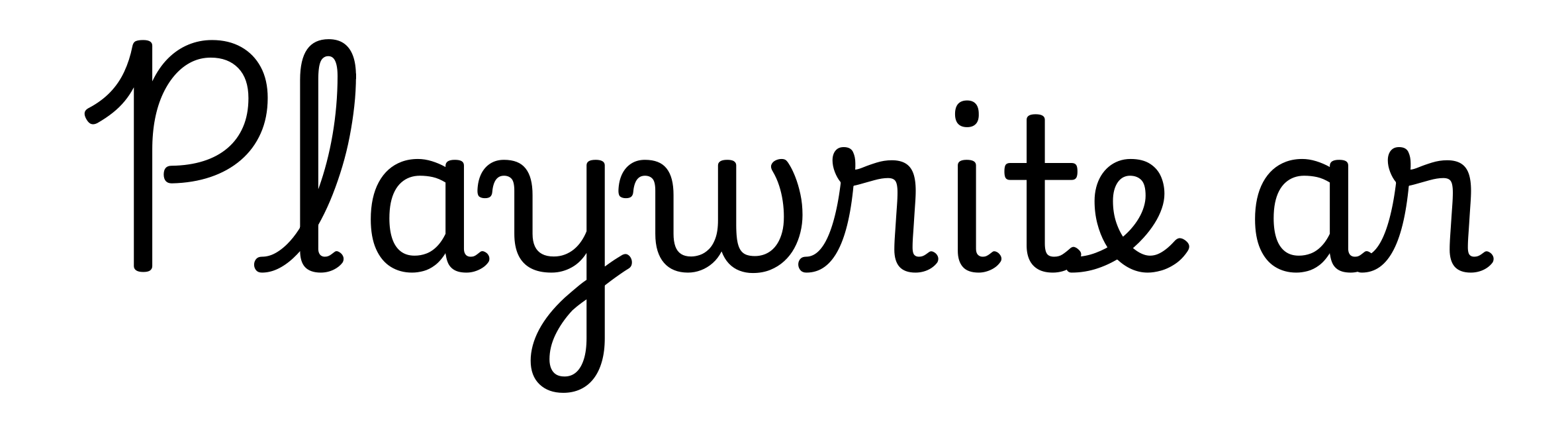 Playwrite ar