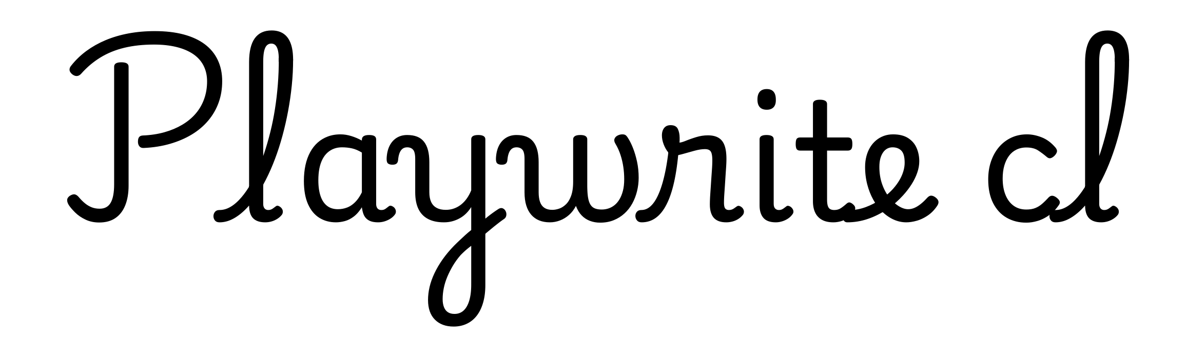 Playwrite cl
