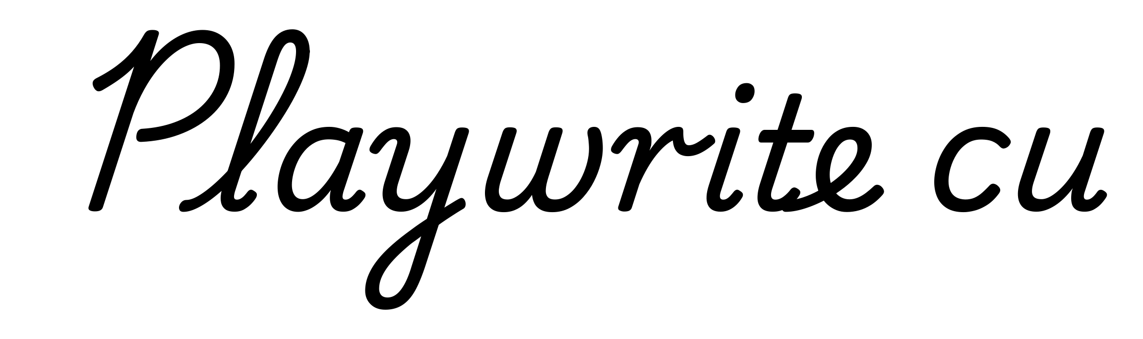 Playwrite cu