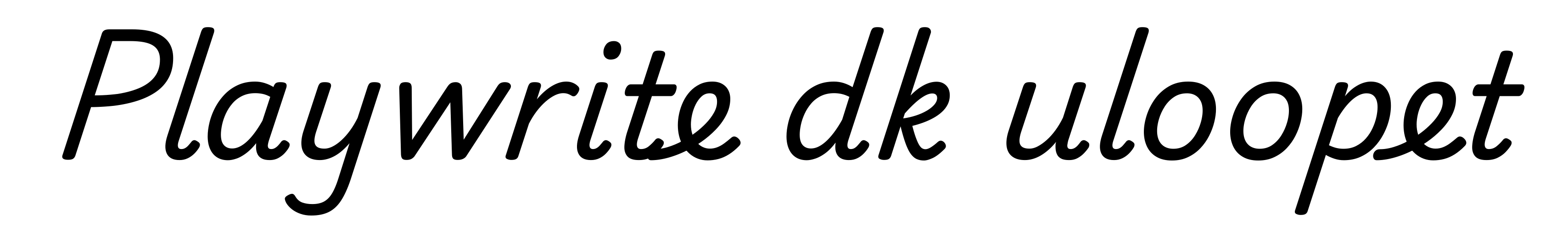 Playwrite dk uloopet