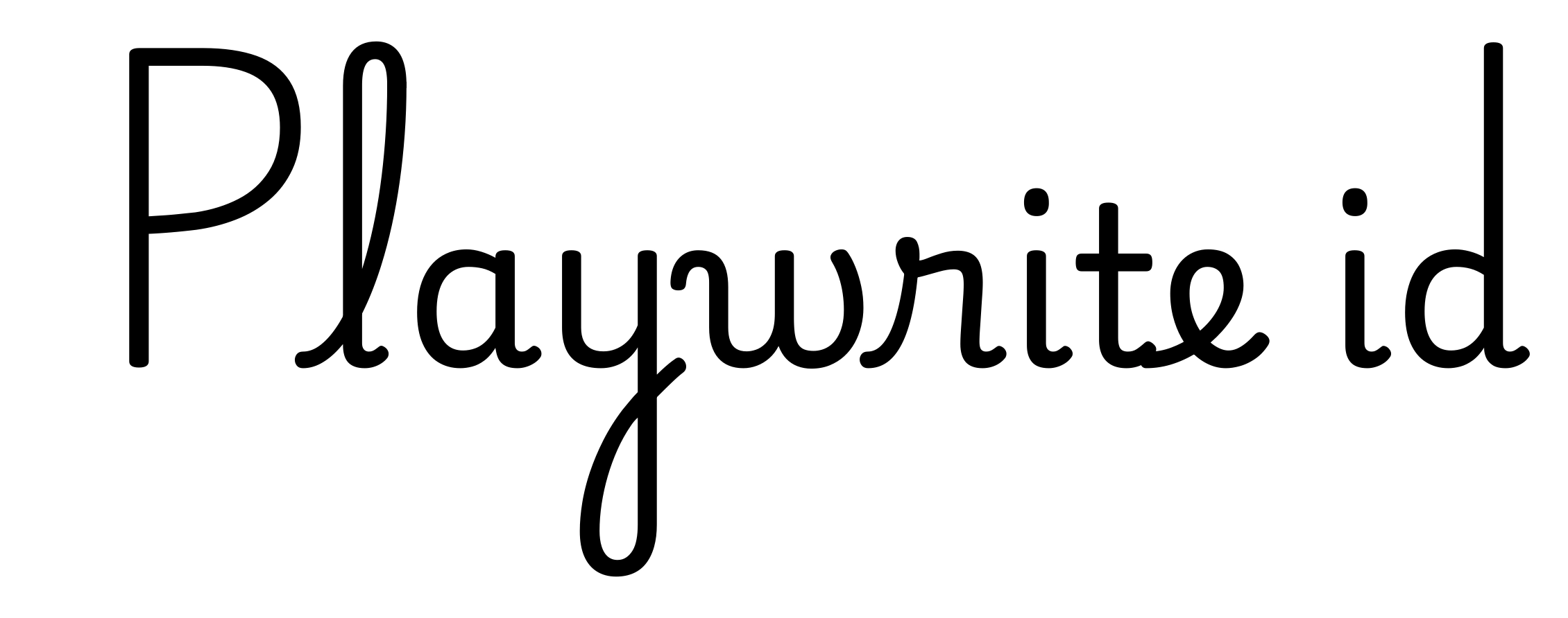 Playwrite id