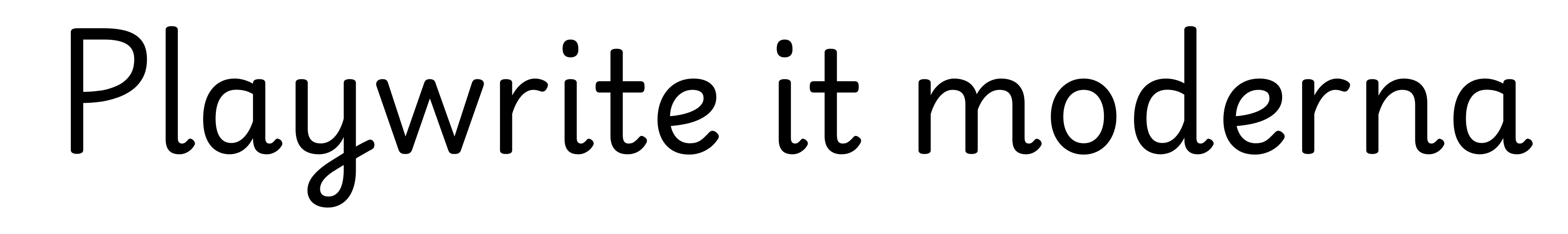 Playwrite it moderna