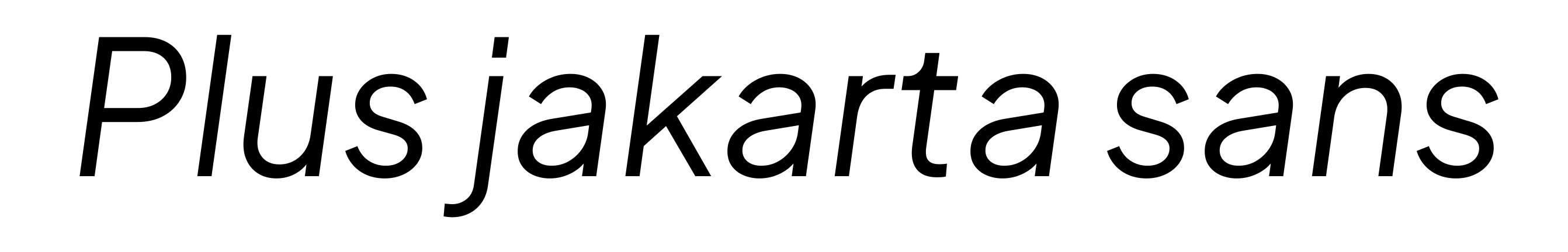 Plus jakarta sans