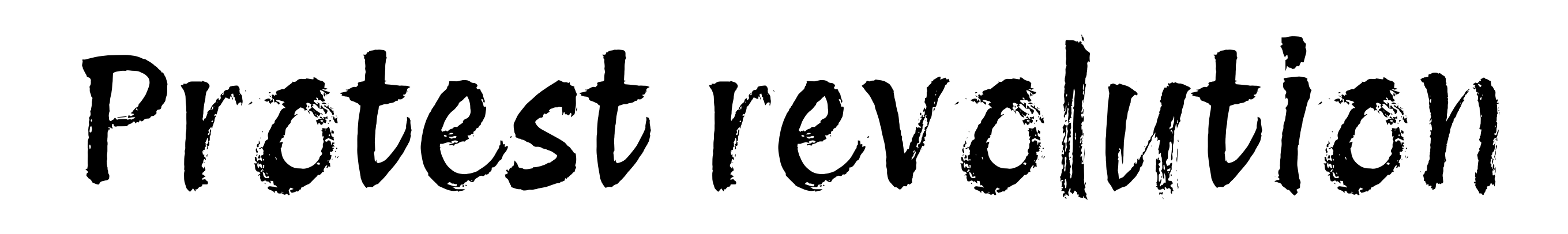 Protest revolution
