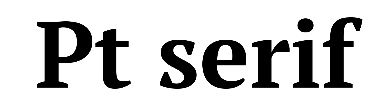 Pt serif