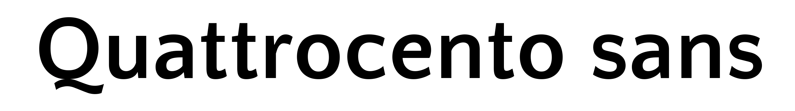 Quattrocento sans