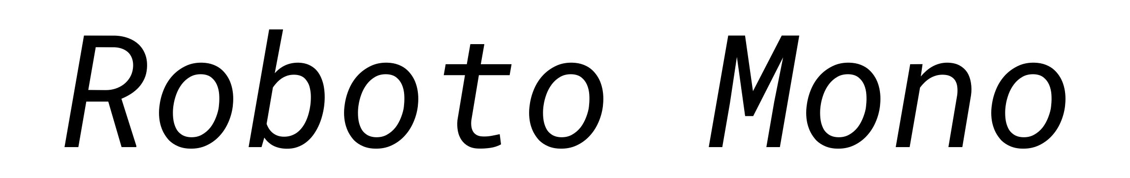 Roboto Mono