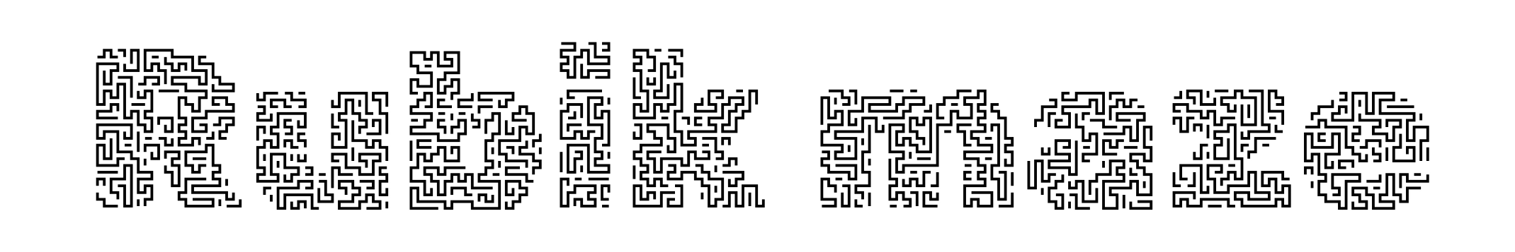 Rubik maze