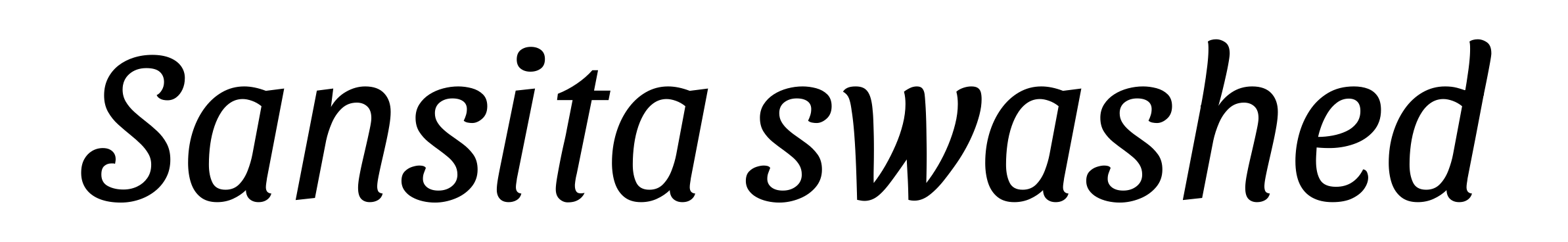 Sansita swashed