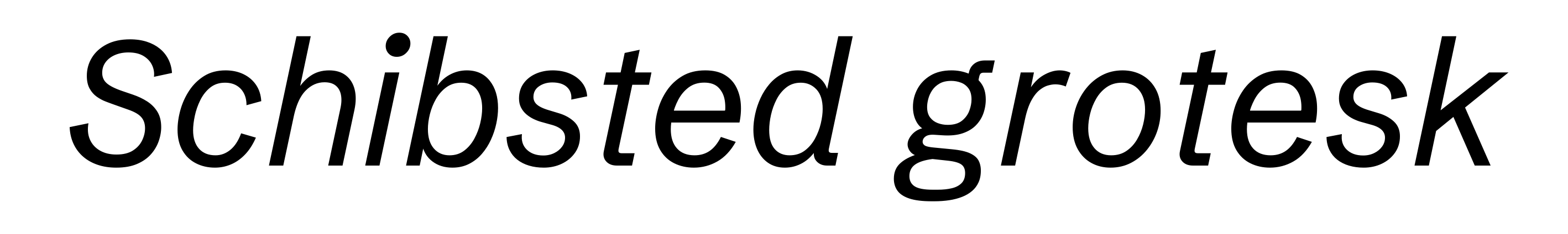 Schibsted grotesk