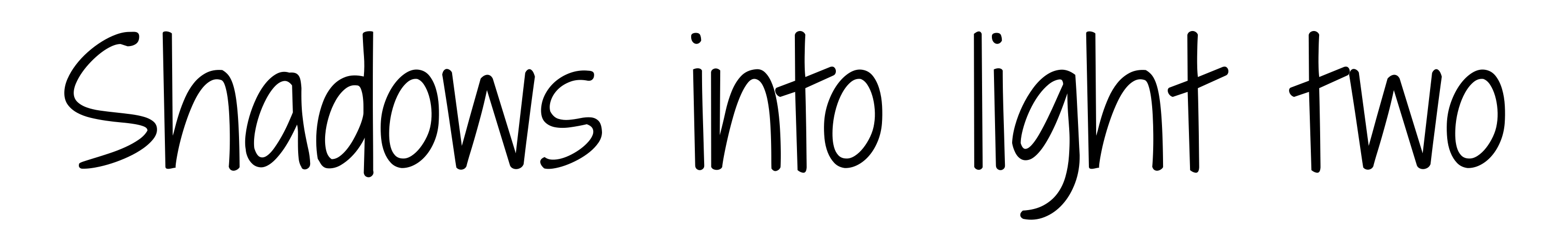 Shadows into light two