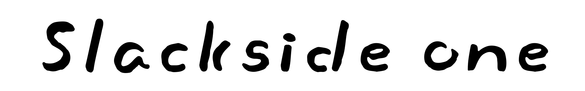 Slackside one