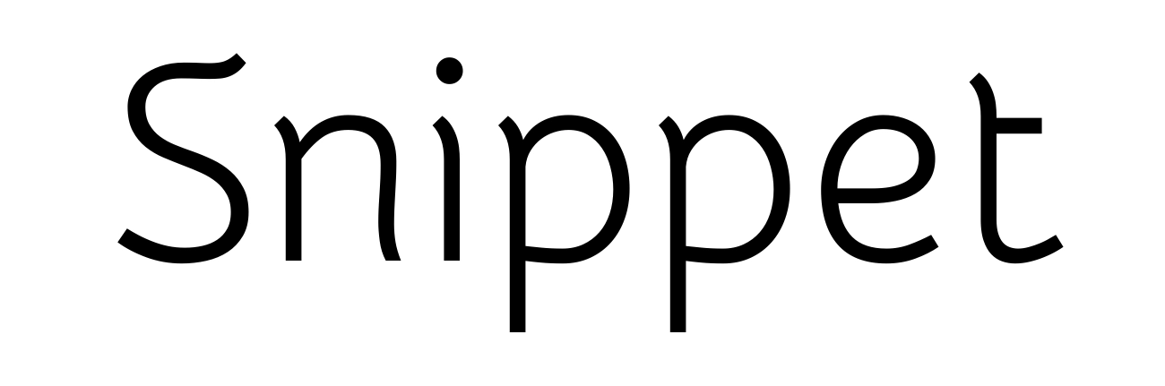 Snippet