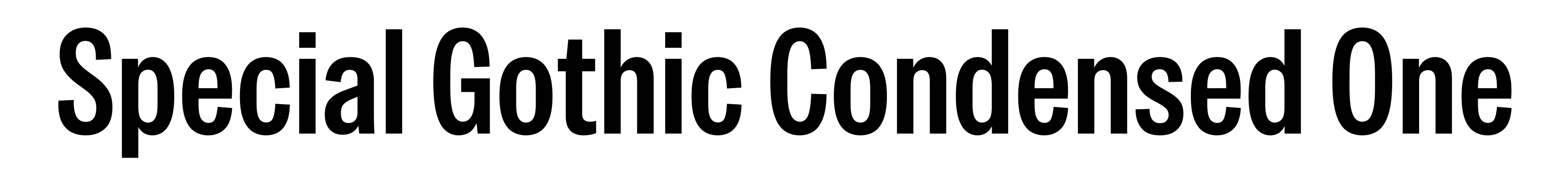 Special Gothic Condensed One