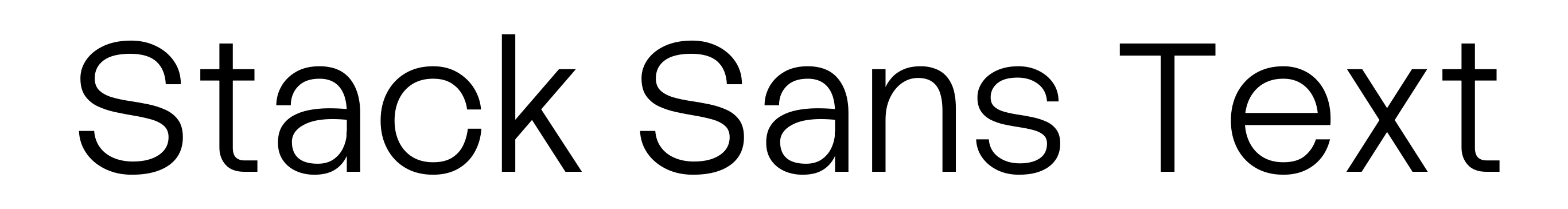 Stack Sans Text