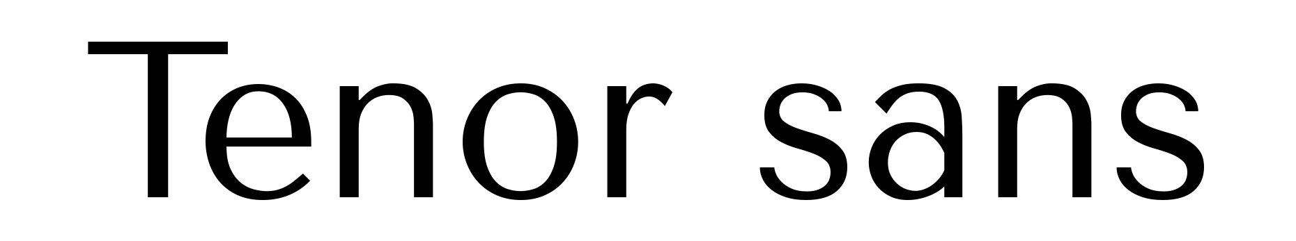 Tenor sans