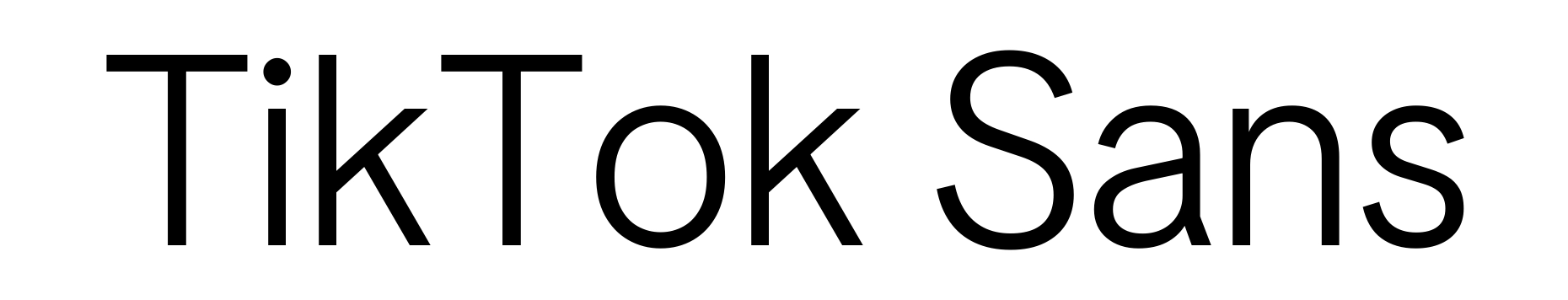 TikTok Sans