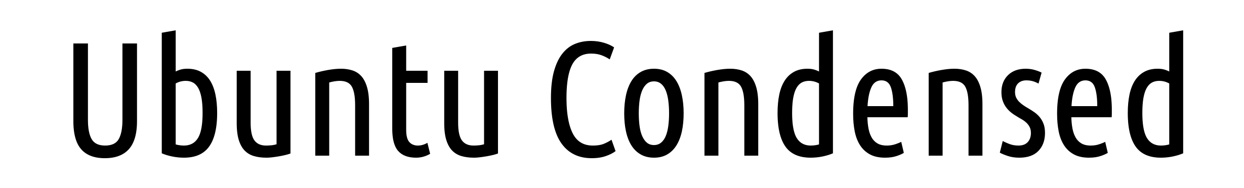 Ubuntu Condensed