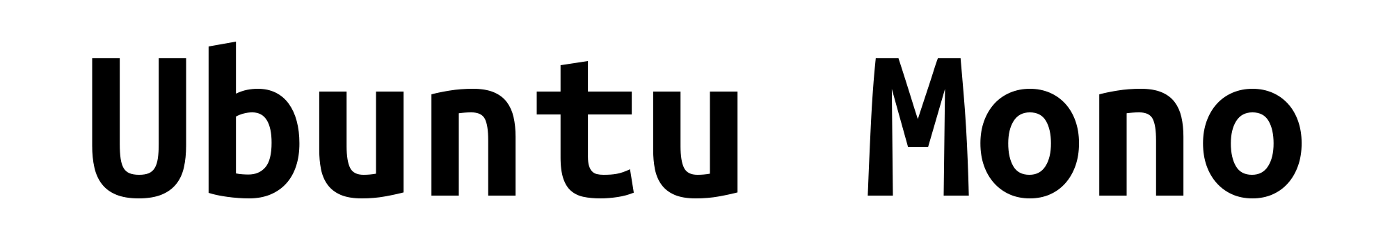 Ubuntu Mono