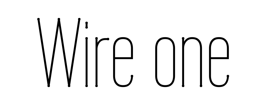 Wire one