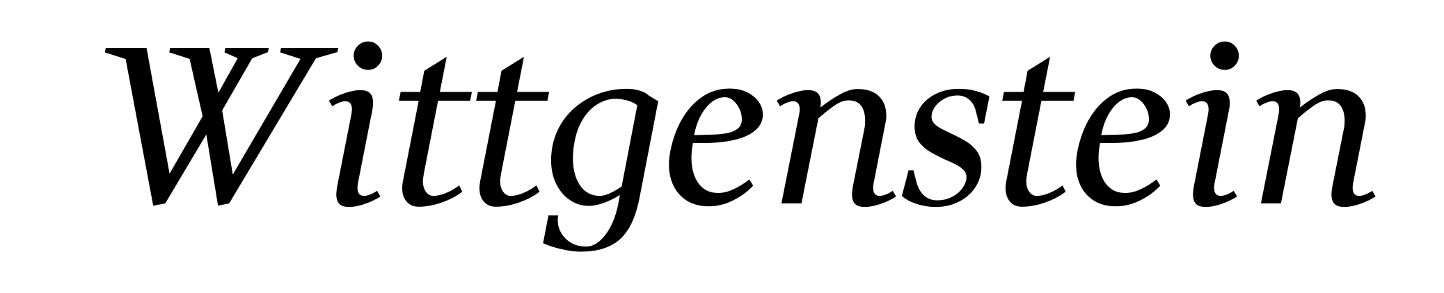 Wittgenstein