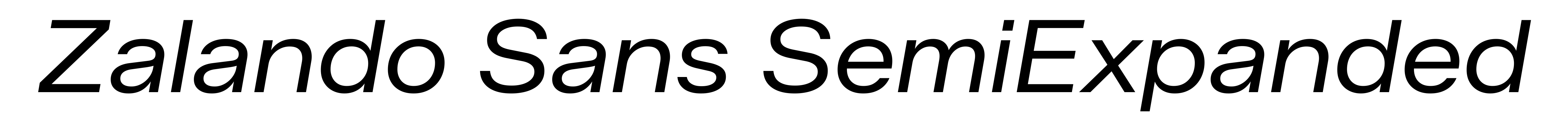 Zalando Sans SemiExpanded