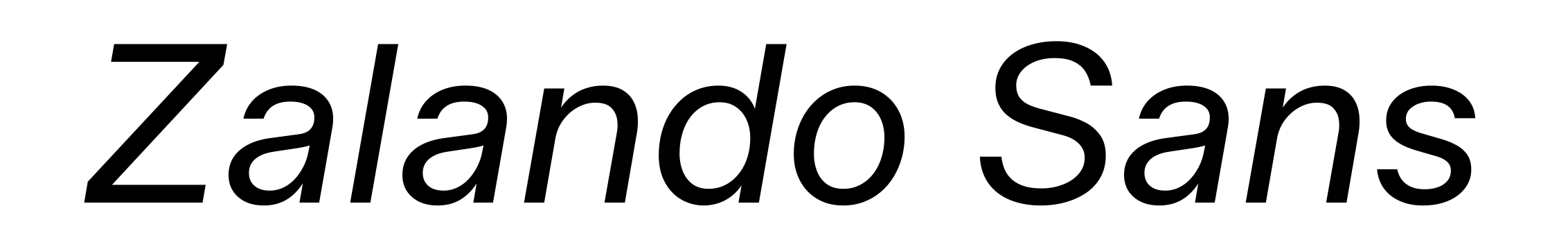 Zalando Sans