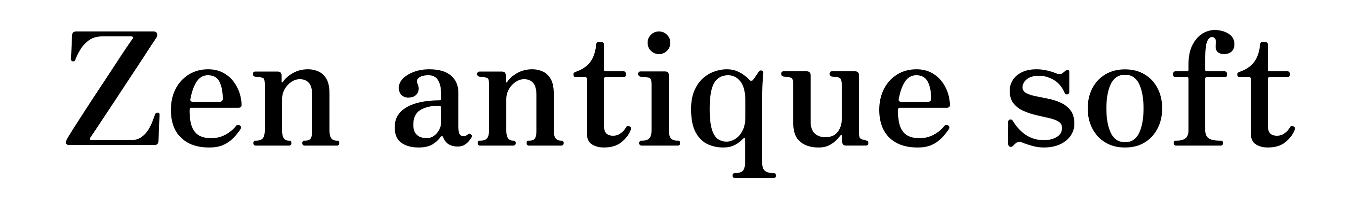 Zen antique soft