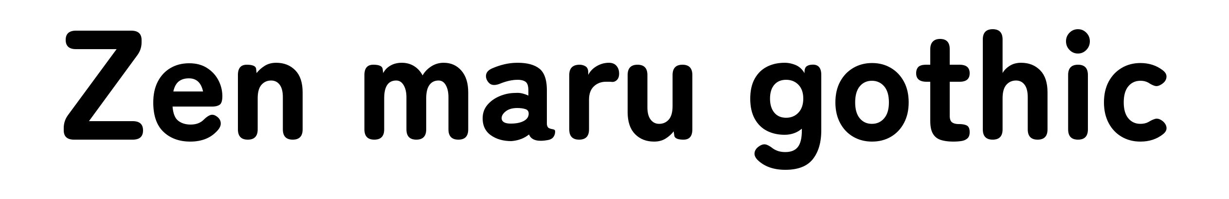 Zen maru gothic